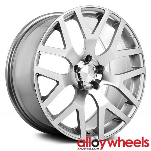 Ace AFF07 Alloy Wheel (Silver Machine Face Finish)